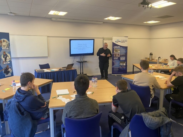 Vincent Bryson spoke to Future Leaders on Day 1 about all things Scottish Curling Vincent Bryson spoke to Future Leaders on Day 1 about all things Scottish Curling